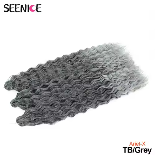 Ariel Curl Hair Water Wave Twist Crochet Hair Synthetic Crochet Braids Ombre Blonde Afro Curls Deep Wave Braiding Hair Extension - Image 26