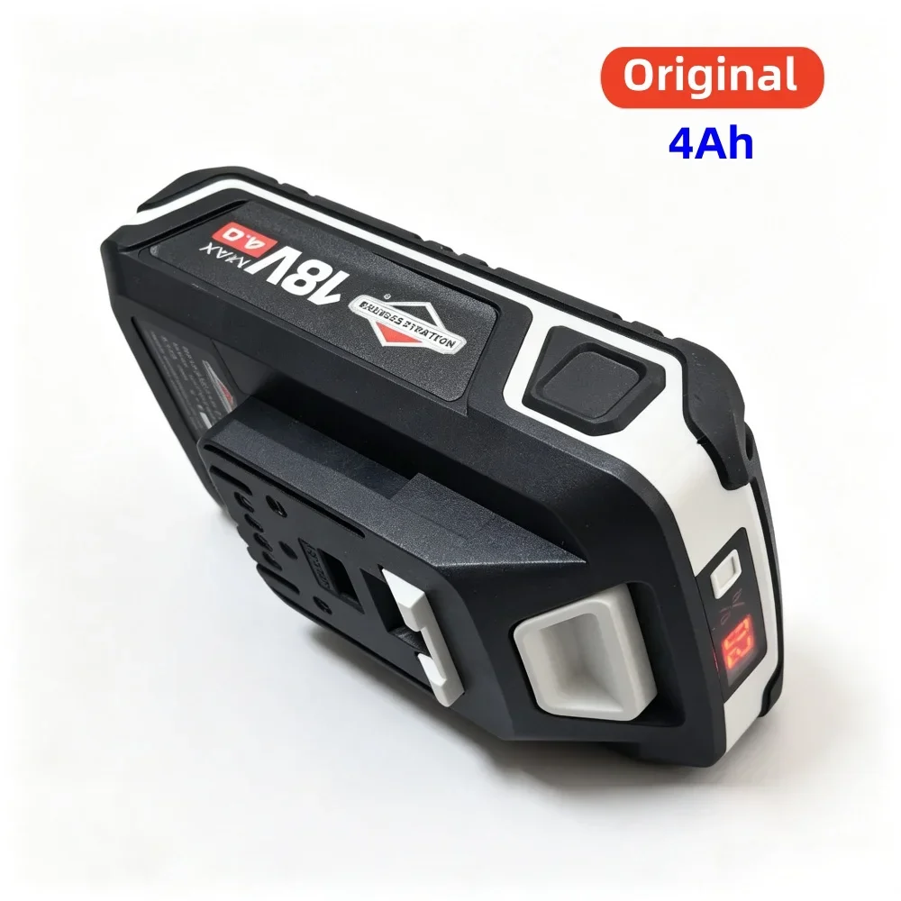 100%Original 4Ah for BRIGGS STRATTON 18V 1697159 for Murray 18V Max Lawn Mower Hedge Trimmer Leaf Blower Gardening Tools Battery