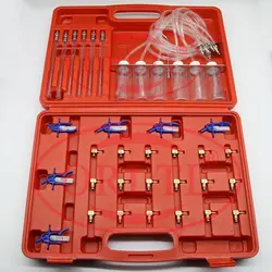 Common Rail Oil Return Flow Flow Test Tool Kit Diesel Injector Tester Auto Nozzle Fuel Injection Test Meter Adaptor Set