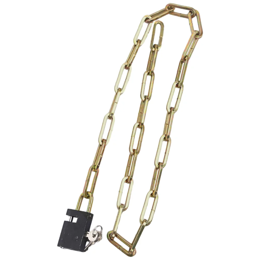 

Bicycle Lock 7x120mm Bike Chain Anti Theft Heavy Duty Keys Portable Travel Chain Lock for Bikes Helmets Luggage Sports Gear