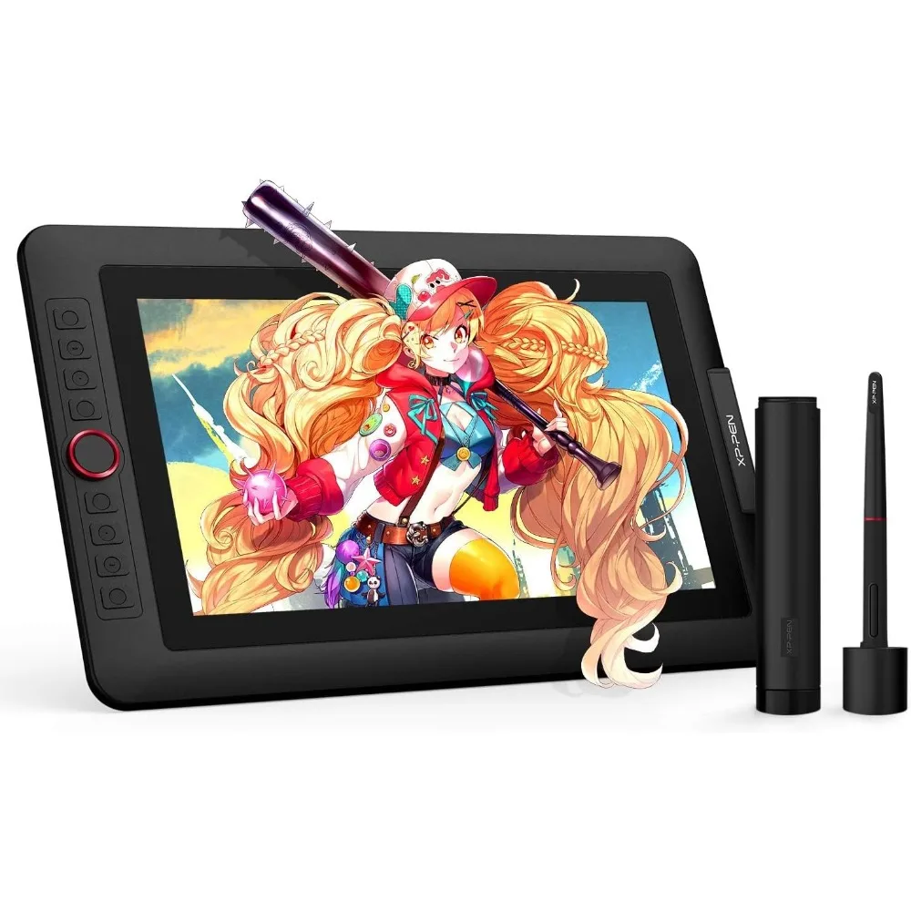 13.3" Full-Laminated Tablet, 16K, Anti-Glare, 8 Keys, Art/Animation, Multi-Device, Adjustable Stand, Beginner-Friendly