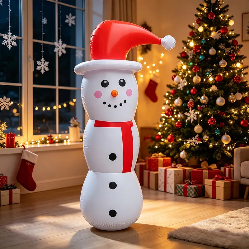 New Christmas PVC Tumbler Series Christmas Elderly Shopping Mall Indoor and Outdoor Christmas Decoration Props