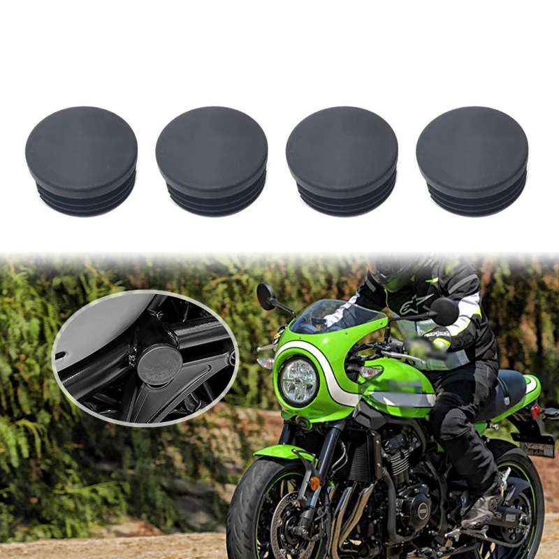 

4PCS Chassis Plugs Fit For Z 900 RS Z900RS Z900 RS 2017 2018 2019 2020 Motorcycle Frame Hole Cover Caps Plug Frame Cap