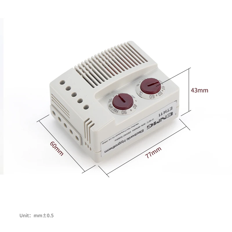

ENMG Cabinet Environment Controller – Integrated Temperature & Humidity Thermostat with Built-in Dehumidifier, LED Indicator & S
