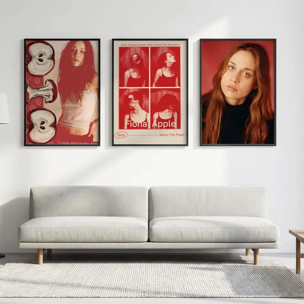 Singer F-Fiona A-Apple Poster HD art, waterproof, sticky wall, home decoration (living room, bedroom, bar), aesthetic