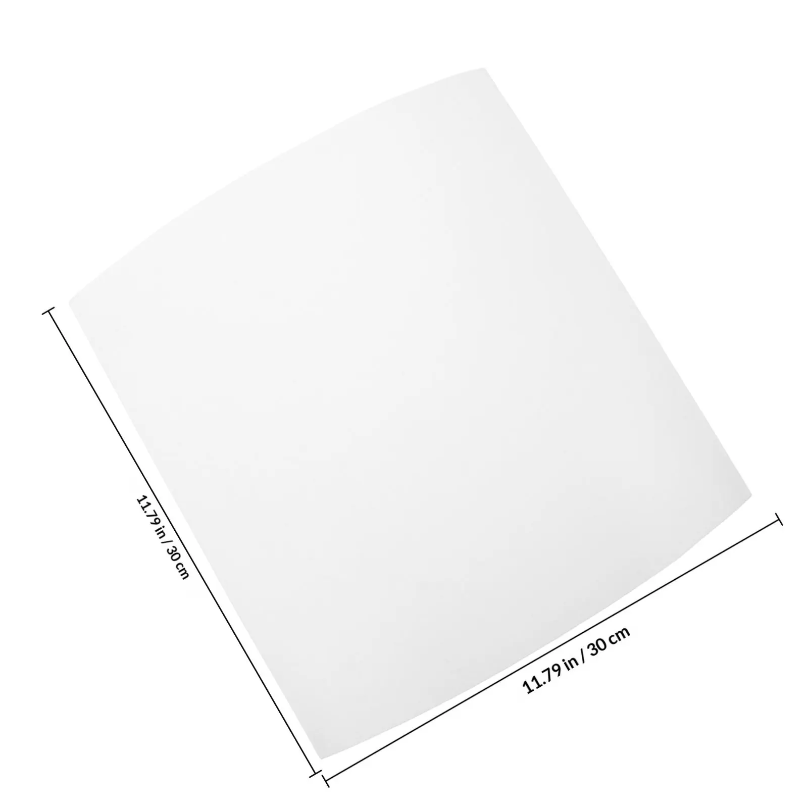 Milky White Frosted Acrylic Ceiling Light Cover Diffuser Panel for LED Ceiling Lamps Eye Protection Soft Illumination Easy