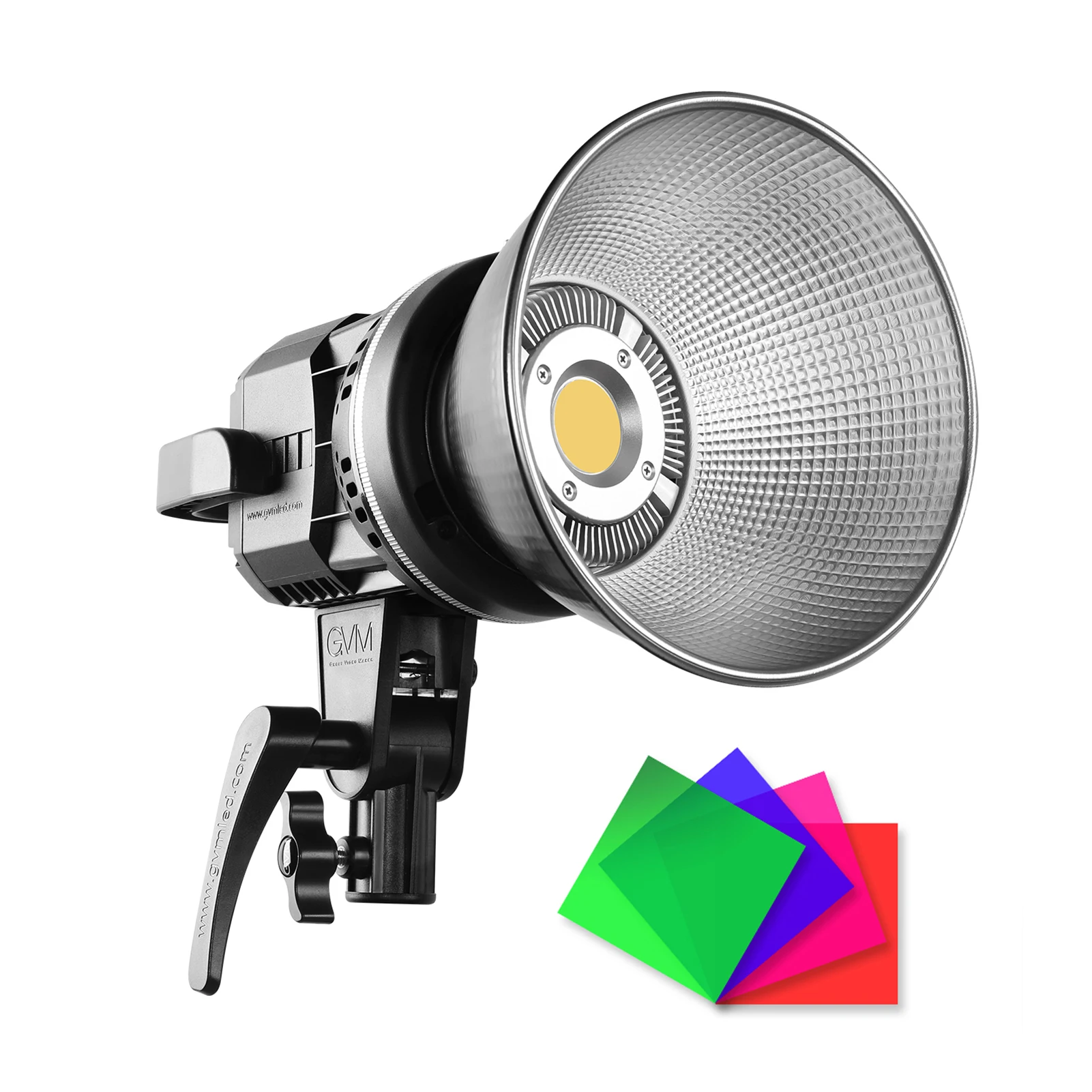 

GVM P80S Daylight Light 5600K LED Video Light Stepless Brightness Adjustment CRI 97+ with Bowens Mount for Photography Video