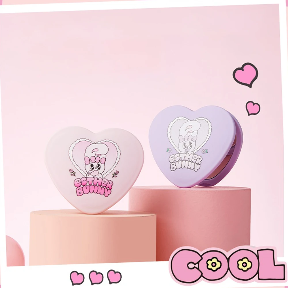 MINISO Anime Cartoon Esther Bunny Series Love Makeup Mirror Kawaii Cute Portable Folding Small Mirror Girl Birthday Gift