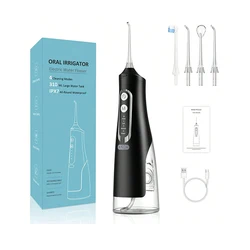 Oral Irrigator USB Rechargeable 310ML Large Tank Water Floss Portable Dental Water Sprayer For Teeth Cleaning