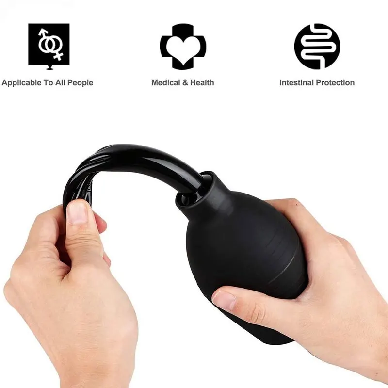 سيليكون تنظيف حقنة شرجية لمبة تدفق آمن فلوش تنظيف أداة لشرج الشرج المهبل قابلة لإعادة الاستخدام تنظيف حقنة عدة النظافة الشخصية المعونة #4