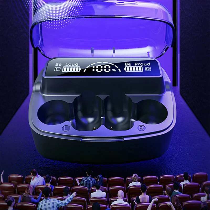 A80 Wireless Bluetooth Headset 5.3 Ear Clip Type Not in Ear Wireless Bluetooth Ultra-Long Life Headset, White