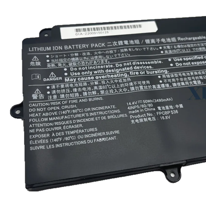 14.4V 50WH 3310mAh FPB0340S بطارية الكمبيوتر المحمول لفوجيتسو FPCBP536 LifeBook U937 U938 U939 U939X CP 737634 -01