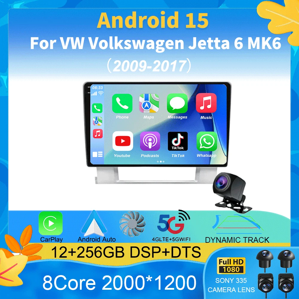 

For Opel Astra J 2009 - 2017 Android 15 8G RAM + 256G ROM Car Radio Video Player Multimedia Navigation Gps 2 din BT