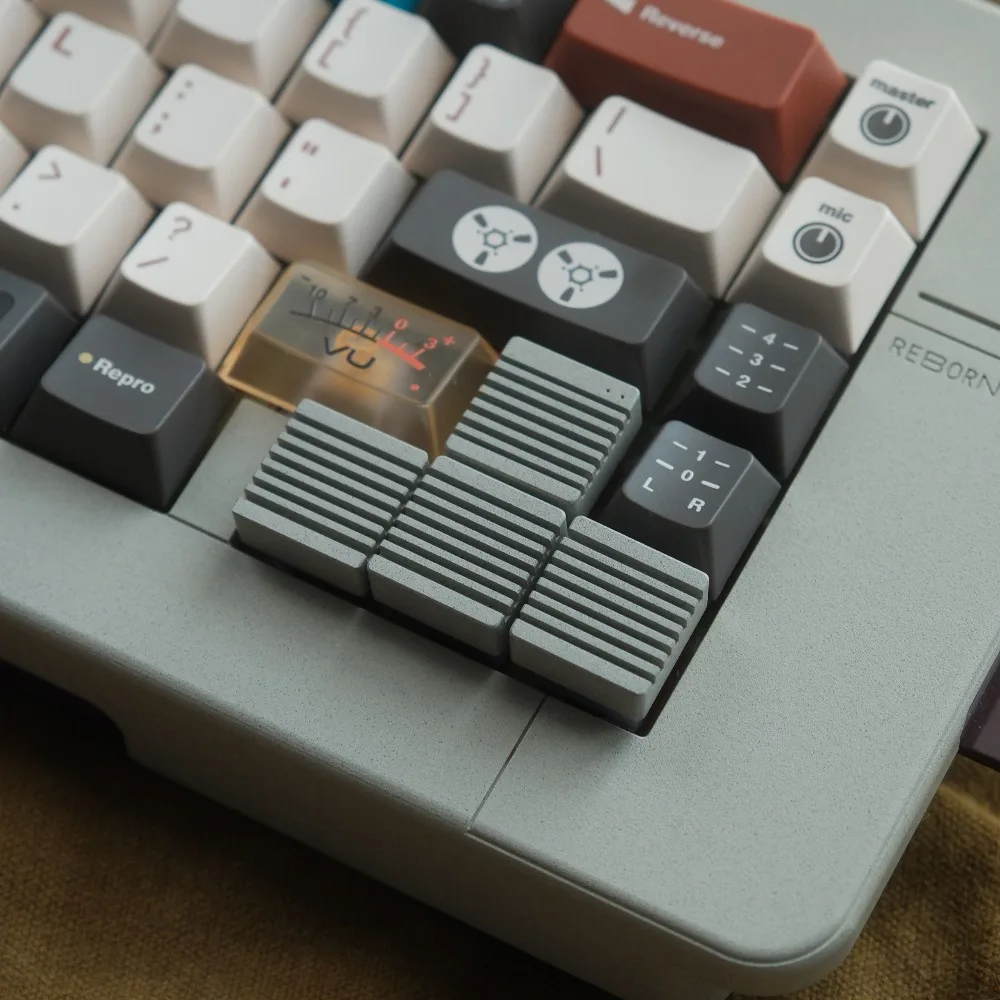 CNC Aluminium Metall Tastenkappe Persönlichkeit Kirsche 1U Retro Minimalismus Graue Richtung Tastenkappe Mechanische Tastatur Spiel Zubehör Geschenk