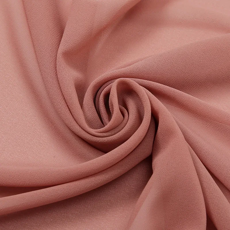 Instant Chiffon Hijab para Mulheres Muçulmanas, Bordado Rosa Flor, Edge Laces, Patches Decoração, Lady Wrap Headband, Alta Qualidade