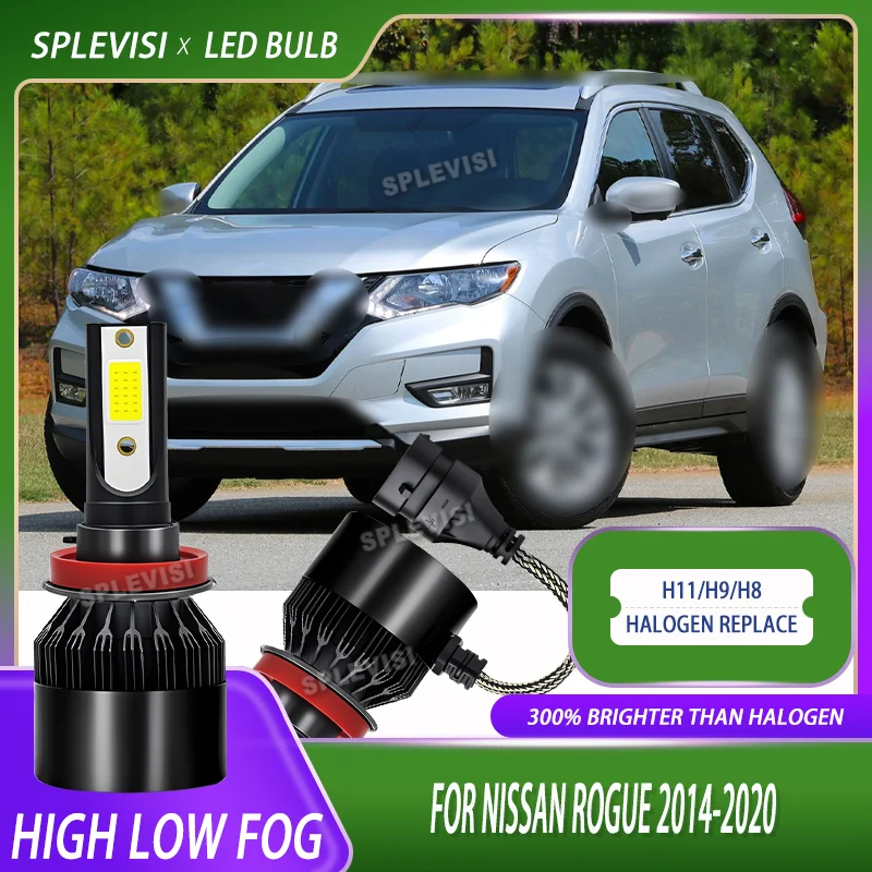 

Quick response Car LED High Low Fog Light H11 Long Lifespan Up tp 60000hrs For Nissan Rogue 2014 2015 2016 2017 2018 2019 2020