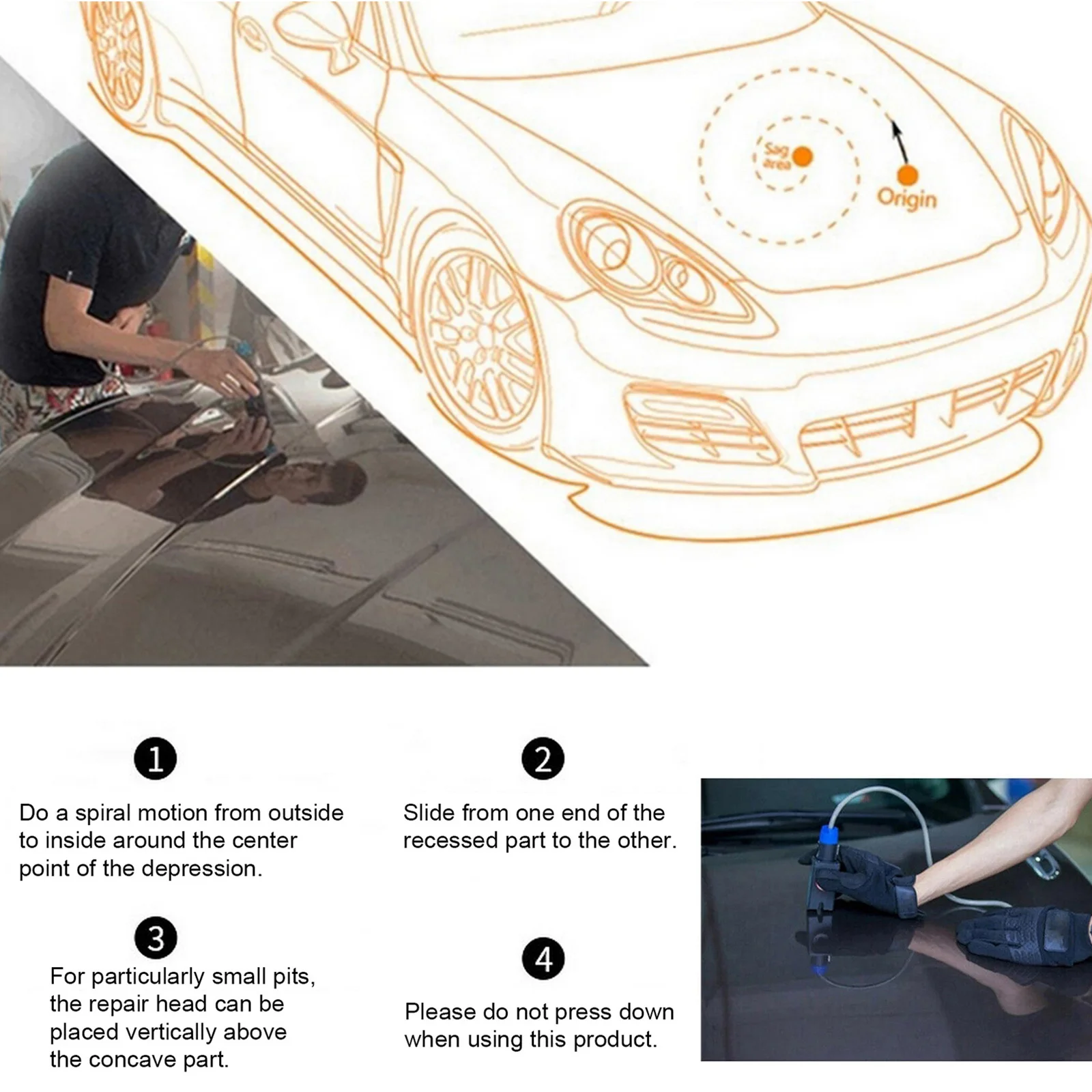 Car Dent Repairing Machine Induction Heating Equipment Auto Body Dent Removal For Steel Paintless Dent Repair Tools