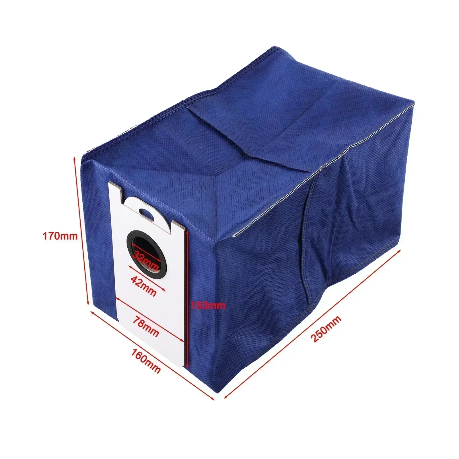 

Easy Replacement BObsweep Replacement Vacuum Maintenance White black 3 Pack Disposable Dust Bags Robot Vacuum Bags