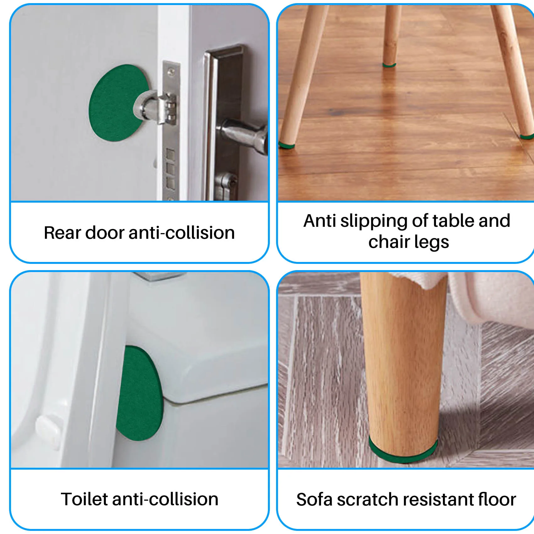 BAAG-Self-Adhesive Felt Gliders,40 X 150 Cm,Self-Adhesive Felt Pads, Furniture Gliders, Multi-Purpose Adhesive Mat Tape