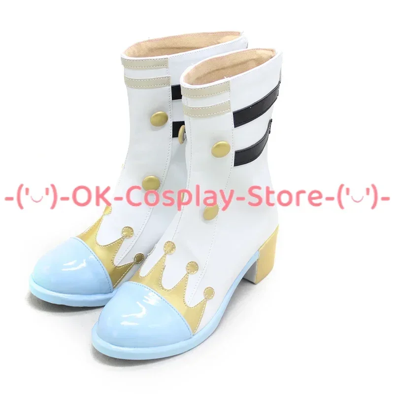 [حسب الطلب] مشروع Sekai الملونة المرحلة ميكا تأثيري أحذية أنيمي لعبة لعب الأدوار زي الدعامة كرنفال حفلة بولي Boots الأحذية الجلدية