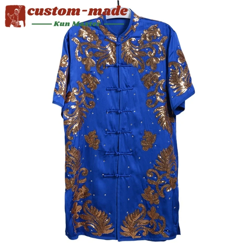 

Custom Martial Arts Uniform Kung Fu Suit with Dragon Embroidery Southern Fist Long Fist Reinforced for KungFu Forms Competition