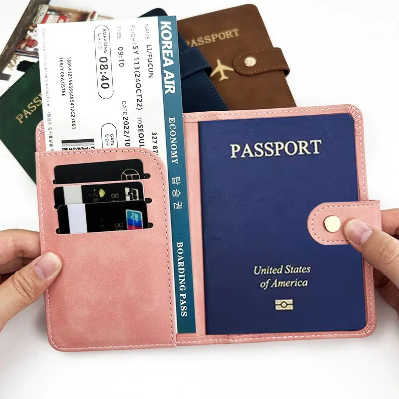 حامل جواز السفر لأساسيات السفر، حافظة محفظة جواز السفر لإكسسوارات السفر، حاملي كتب جواز السفر للنساء/الرجال #2