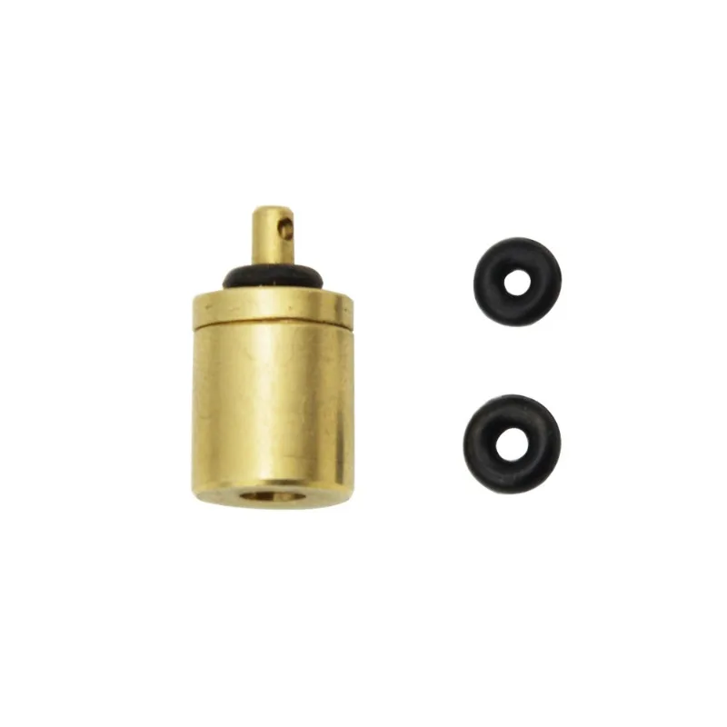 Pure Copper 6G Mini Inflation Adapter Valve for Outdoor Burner Long Flat Gas Canister Refitting Fitting