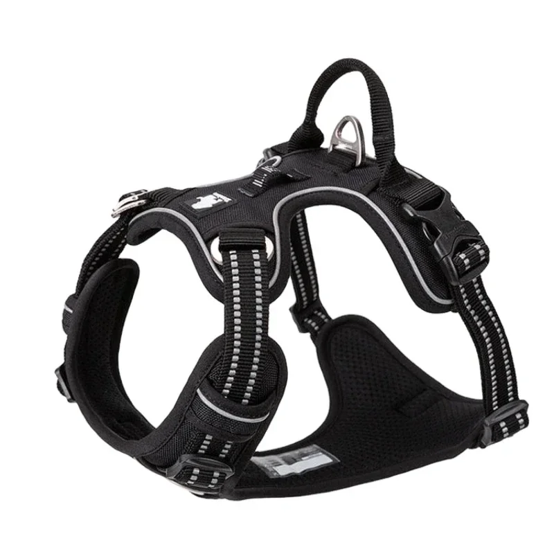 

Camouflage Explosion-proof Punch Upgrade Traction Reflective Light Foreign Trade Cross-border Pet Dogs