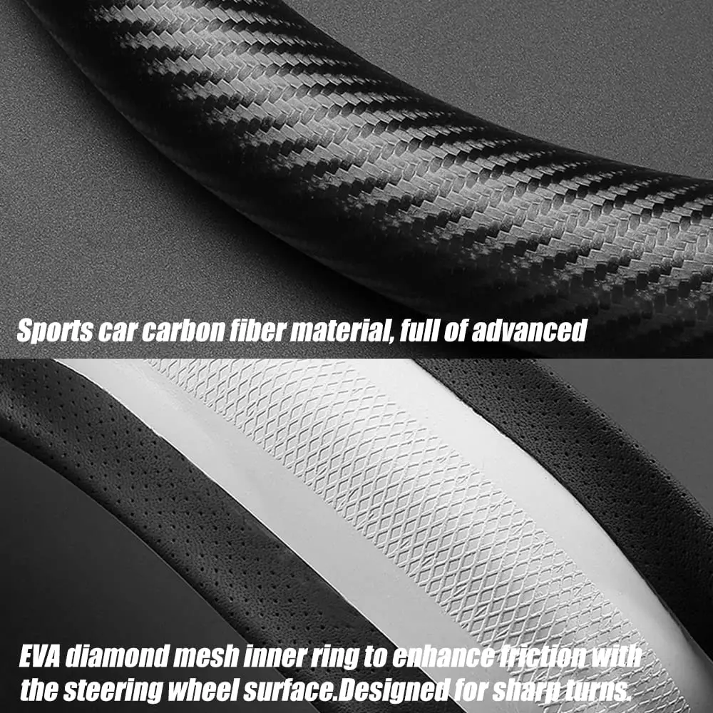 Car Steering Wheel Cover Non-slip for GAC Trumpchi GS3 GS4 GS7 GS8 GS5 GA6 GA4 GA3 GA8 GA5 GM8 M6 M8 Auto Interior Accessories