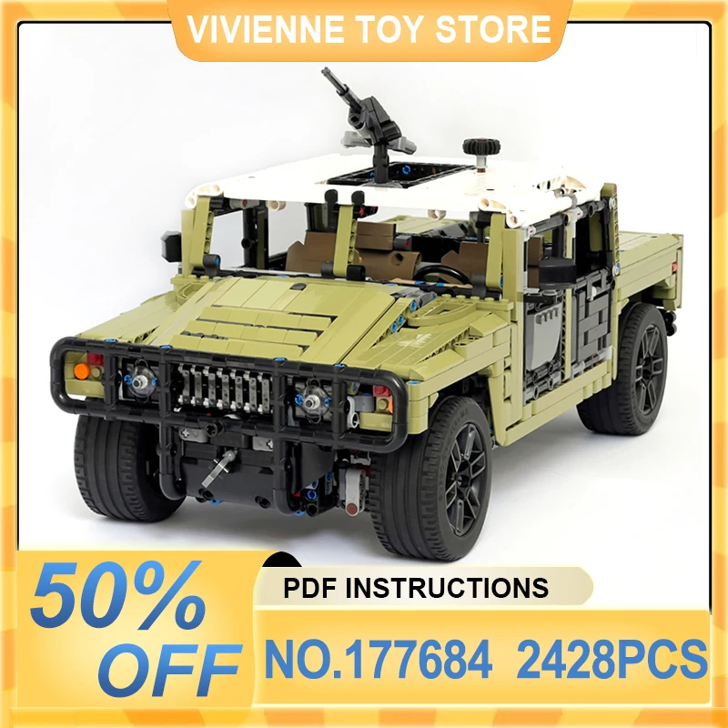 MOC 177684 Technical Car Building Blocks Land Supercar Riover Off-Road Defender Vehicle Assembly Toy Christmas Gift For Boy Kids