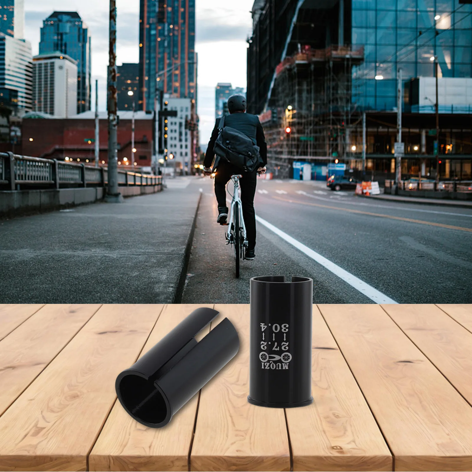 

Горячая распродажа: Адаптер для велосипедного седла из алюминиевого сплава, черный, с противоскользящим уплотнителем, инструмент для уменьшения зазора