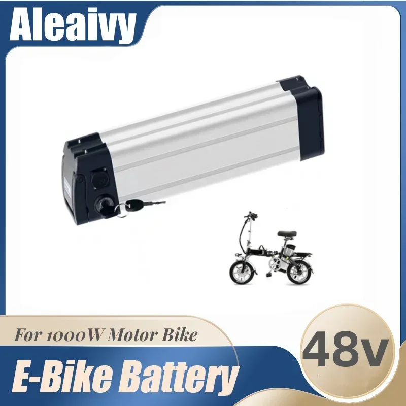 

100% High quality 48v 20ah 15ah 13ah lithium battery pack Silverfish battery 500w lithium-ion electric bicycle 48v 18650 battery