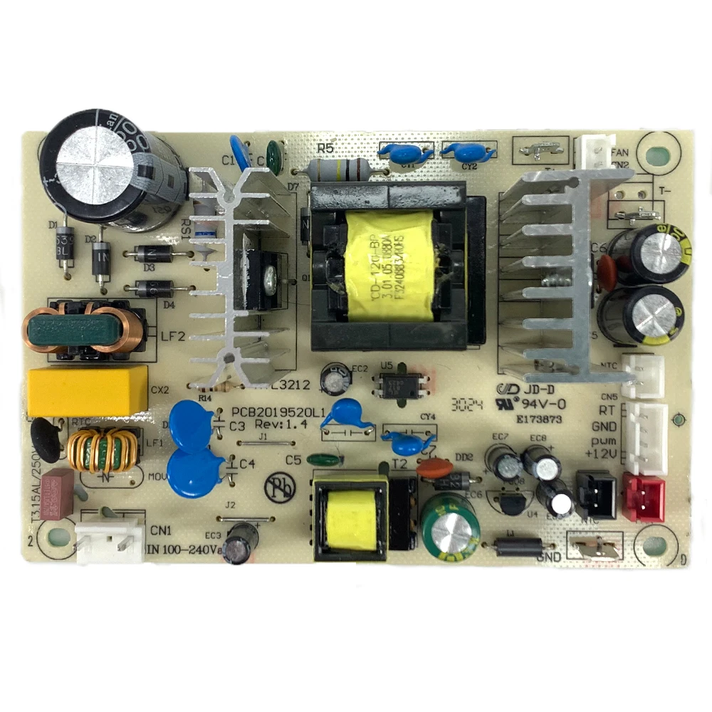 HYL3212   PCB2019520L1 100-240V Input Wine Cooler Control Board Refrigerator Accessories Power Circuit Board