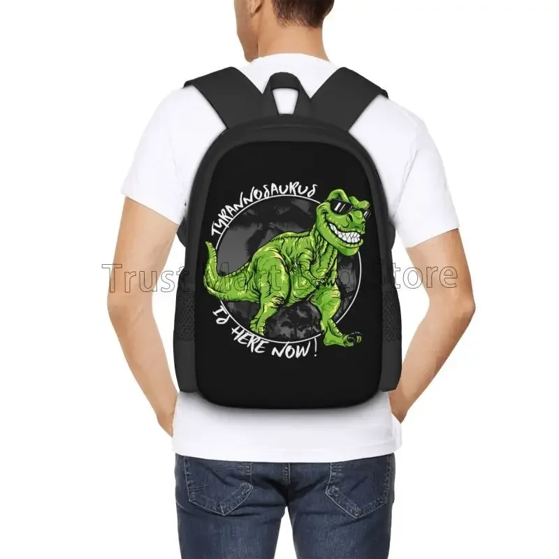 Jurassic Dinosaur Backpack for Boys Girls School Bookbag with Adjustable Strap Lightweight Waterproof Daypack for Travel Picnic image 5