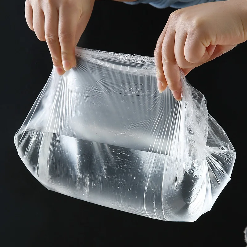 Einweg Lebensmittel Abdeckung Kunststoff Wrap Obst Lebensmittel Abdeckung Taschen Elastische Kunststoff Wrap Abdeckung Lebensmittel Grade Lagerung Tasche Küche Organizer – Detail 7