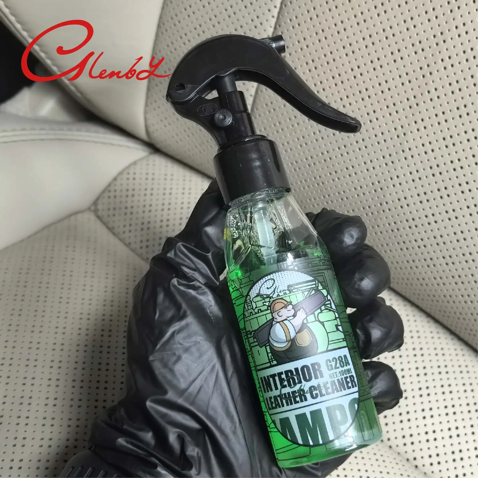 Car Interior Cleaner Agent Ceiling Cleaner Leather Flannel Woven Fabric Water Free Multipurpose Auto Dash Cleaning Spray