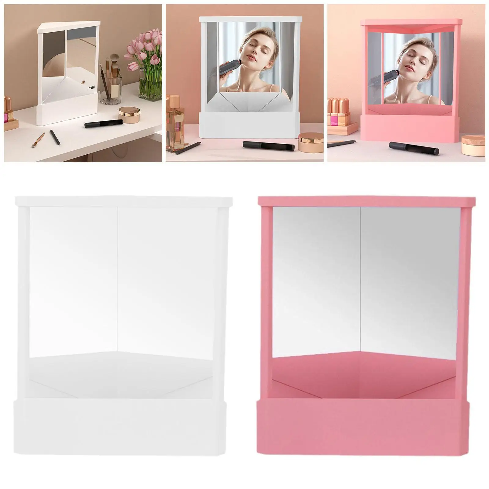 

Non Reversing Mirror True Image Reflection for Dresser Bedroom Bathroom