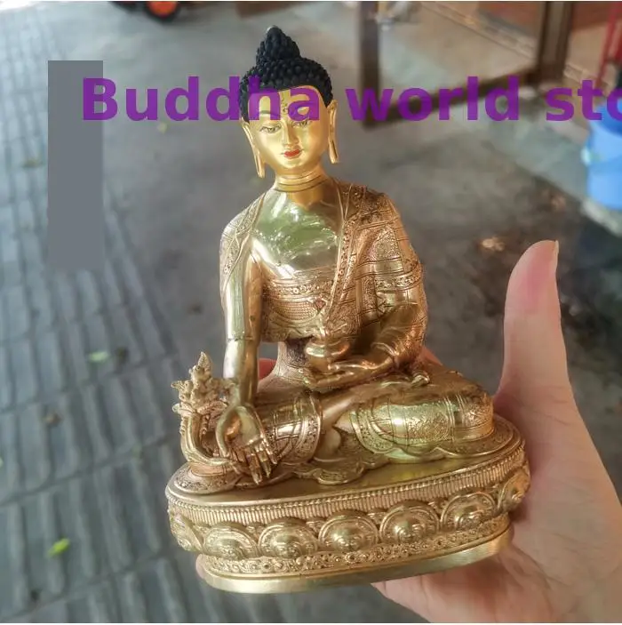 

special offer# Wholesale high grade quality Buddha statue COPPER Tantric the Medicine Buddha RU LAI Buddhist HOME Altar worship