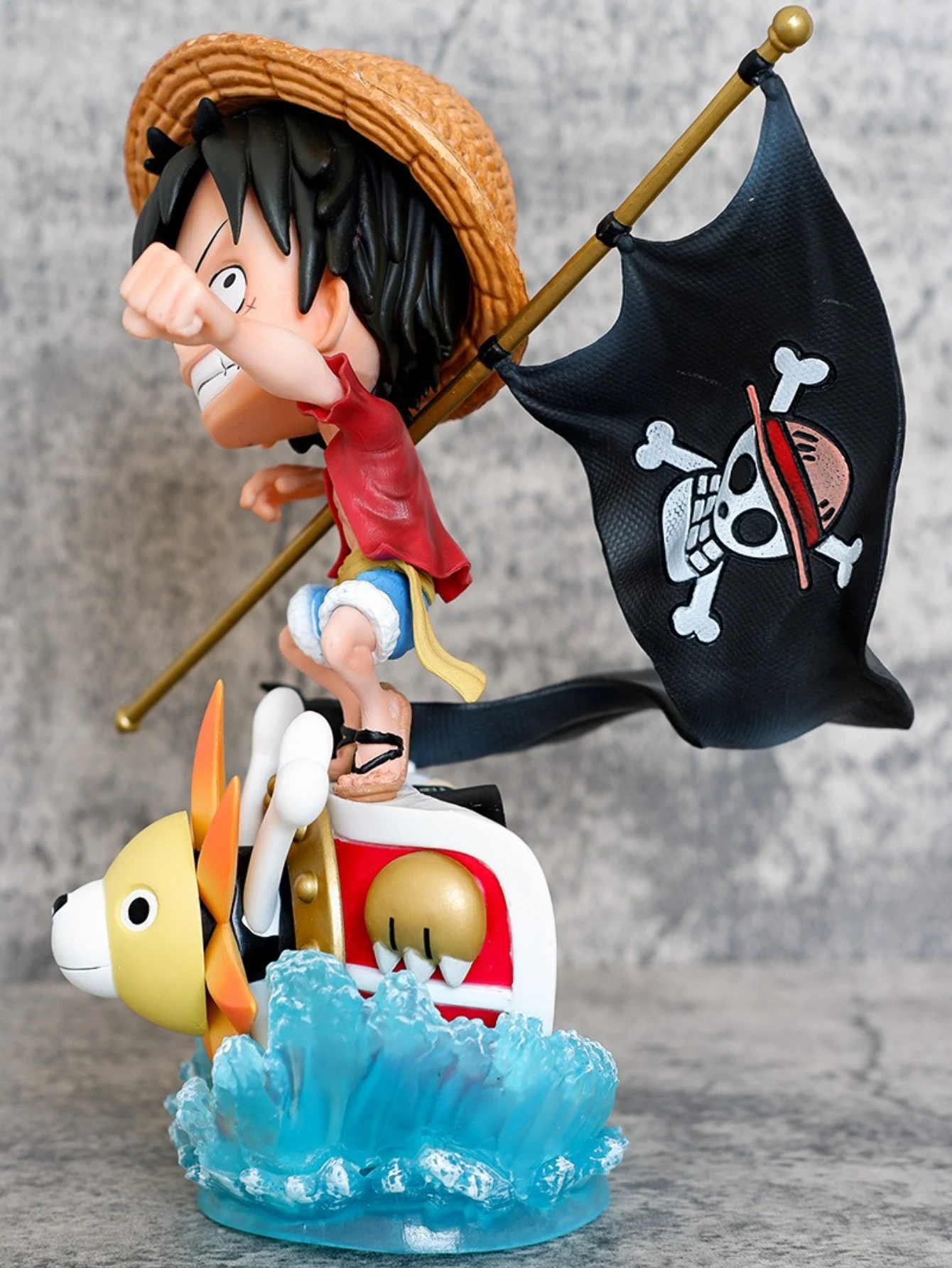 22 cm Neue EIN STÜCK Anime Figur Affe D. Luffy Peripherie PVC Nette Modell Statue Desktop Dekoration Ornamente Geburtstag Geschenk Spielzeug