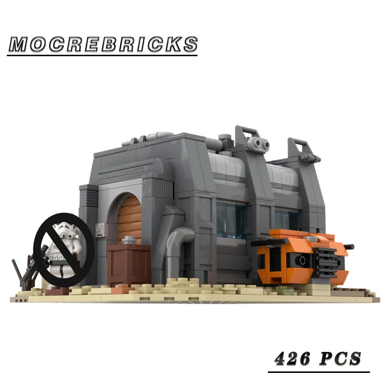 MOC Architectural Scene Model Creative Building Blocks DIY Children's Assembly Collection Display Toy Gifts