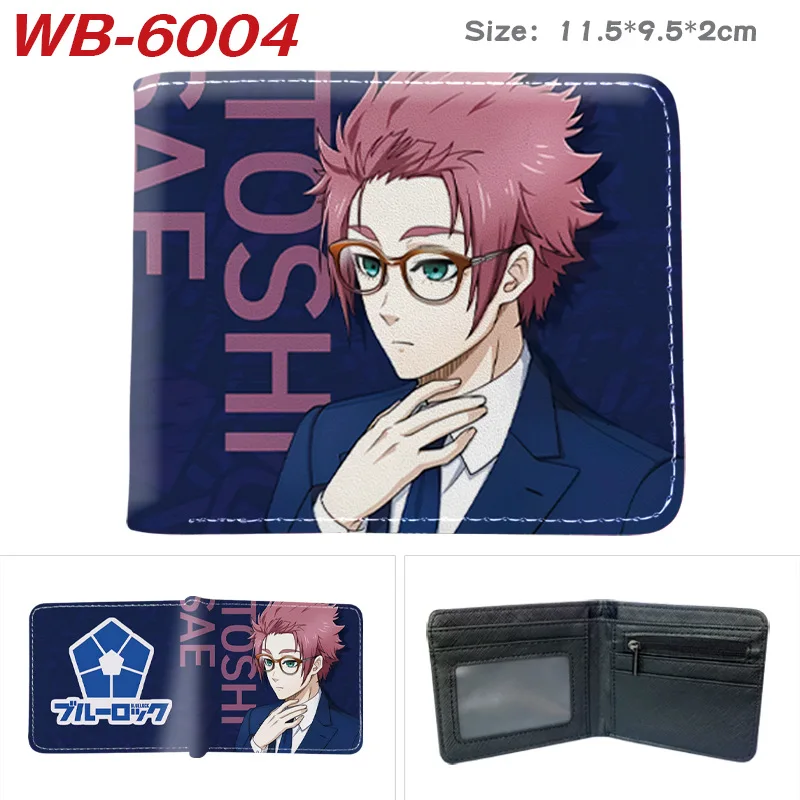 

Blue Lock Anime and Cartoon Peripheral Full-color Printed Wallet, for Two-dimensional Girls, Boys and Students Daily Necessities