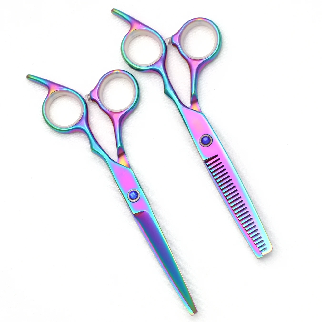 Hairdressing Scissors JP Stainless Black Hair Cutting Scissors Barber Shop Thinning Scissors Set Comb Razor Dropshipping C1001 image 3