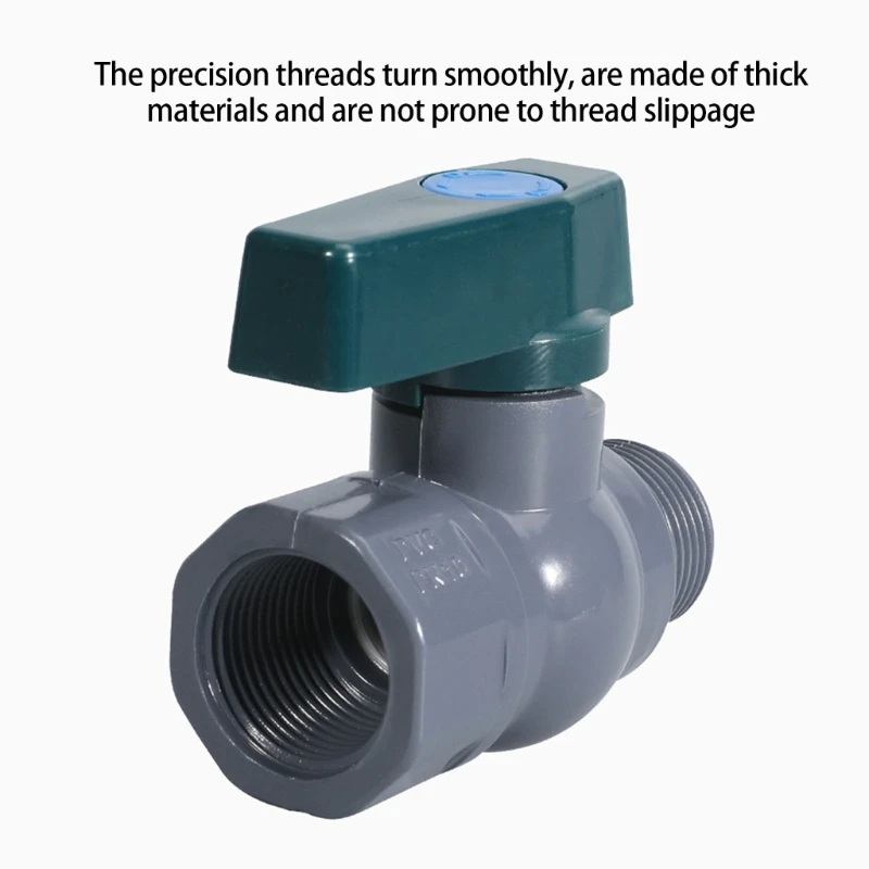 Practical IBC Connectors 2Inch to Garden Hose Adapter With Sturdy Plastic Round Valves for Easy Water Flows D5BD