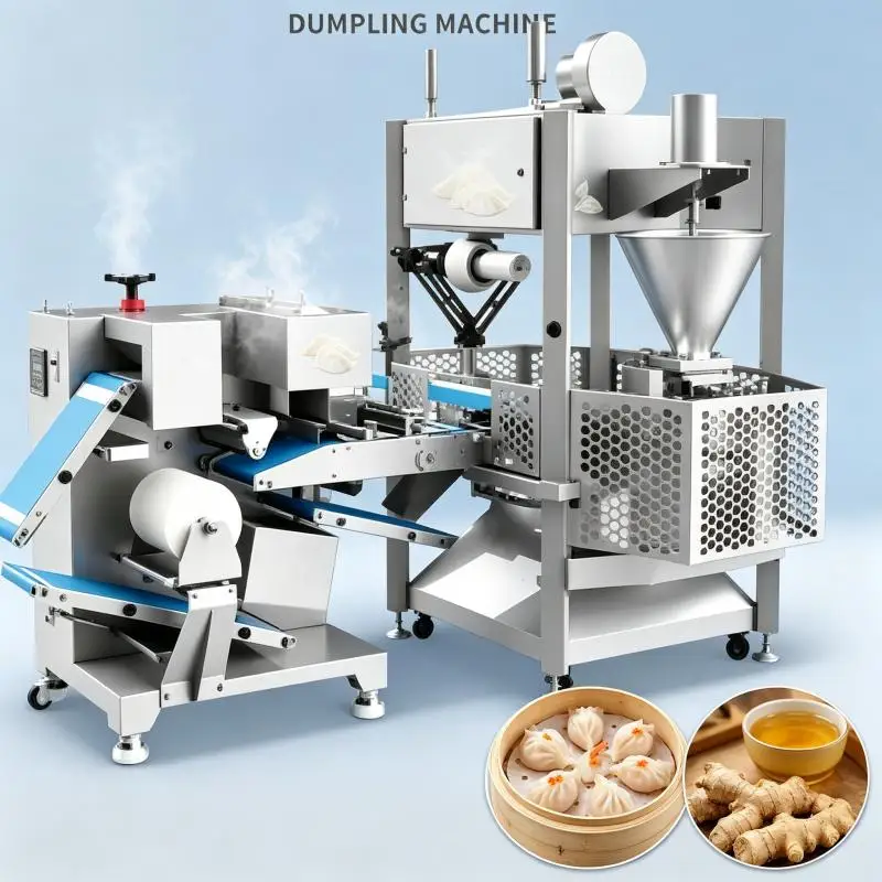 Automatic Dumpling Production Machine Commercial Dough Sheet Filling Forming Equipment for Restaurant Food Processing