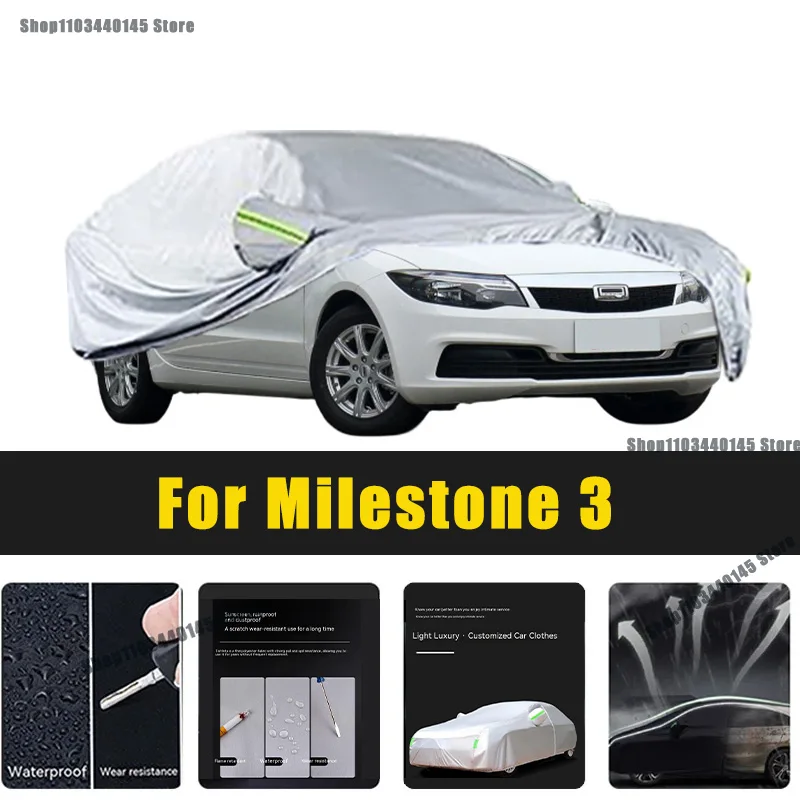 

Full Car Covers Outdoor Sun UV Protection Dust Rain Snow Oxford cover Protective For Milestone 3 Accessories car umbrella