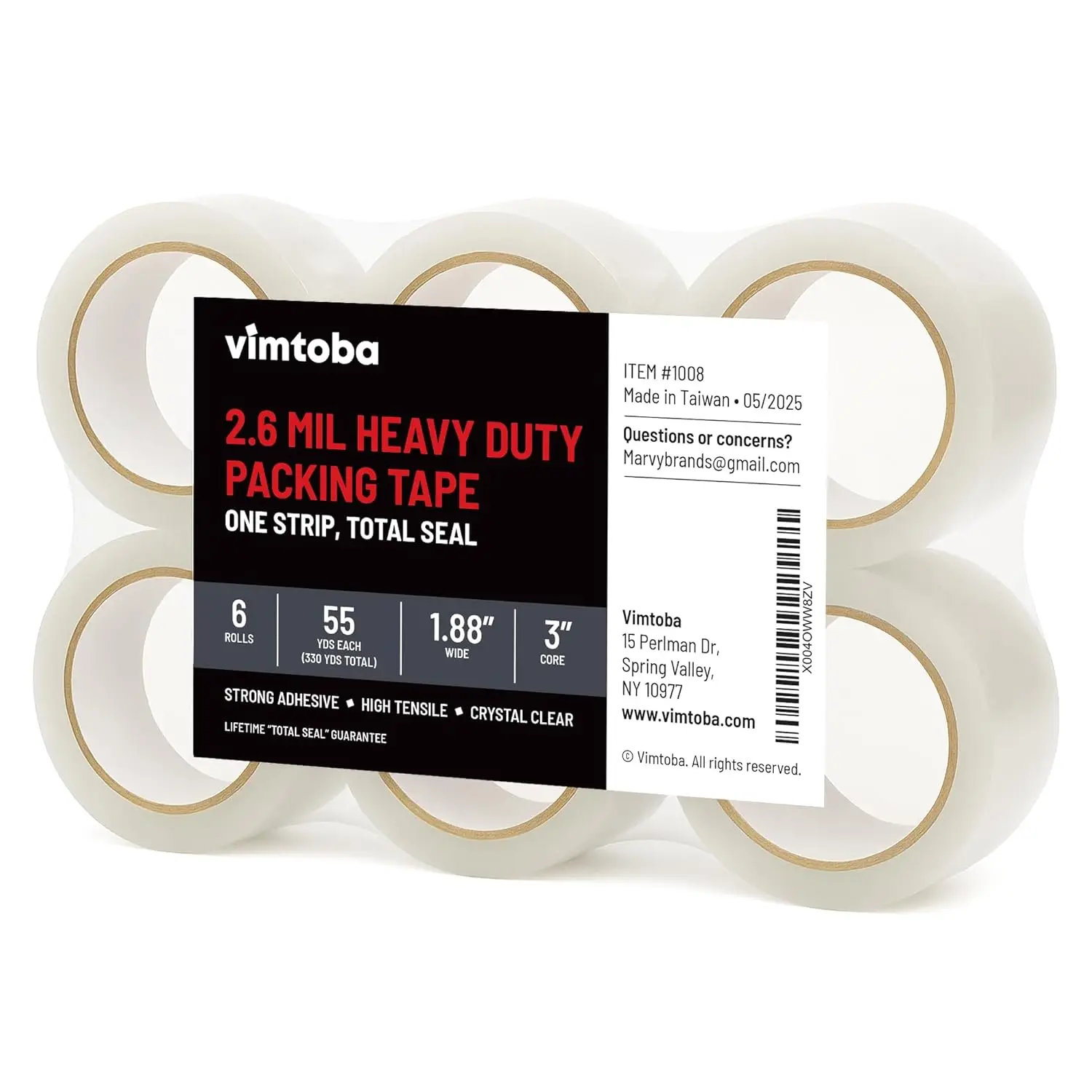

2.6 Mil Heavy-Duty Packing Tape – Industrial Strength