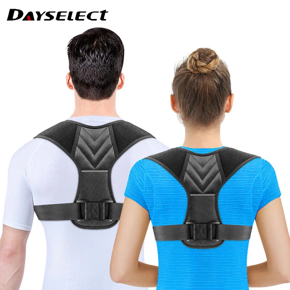 Adjustable Back Shoulder Posture Corrector Belt Clavicle Spine Support Reshape Your Body Home Office Sport Upper Back Neck Brace