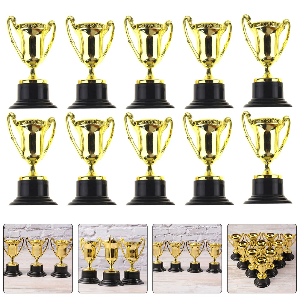 20 Pcs Mini Trophy Toy Cup Soccer Trophies and Awards Trofei Cups For Kids Small Prize Prizes Adults Reward Basketball Trofeus