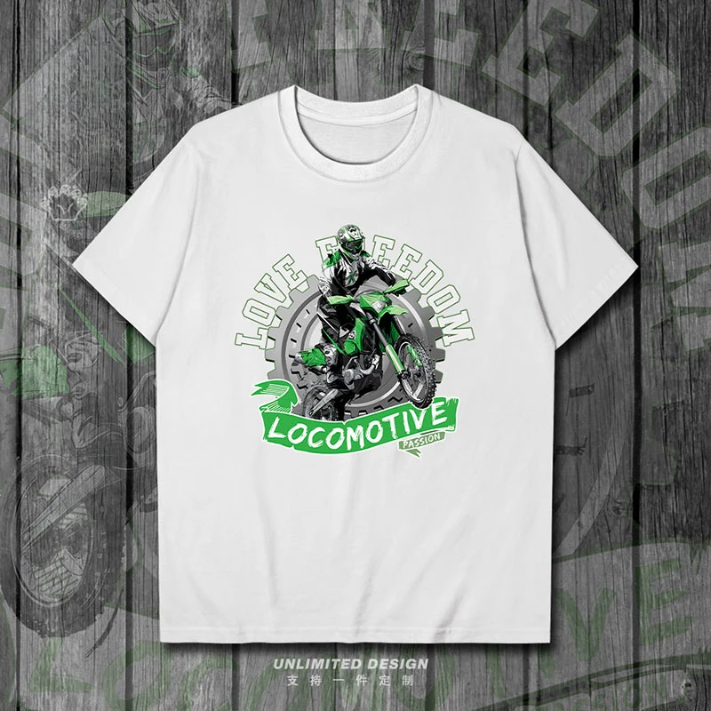 

Cool Off-road Vintage Gear Motorcycle Print Graphic T-shirt Men's and Women's Short Sleeve Breathable Motorcycle T-shirt Moto GP