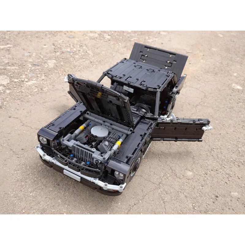 

MOC-47038 Черный Новый Классический Культовый Городской Спортивный Автомобиль Гоночный Кирпич Модель 2544 PartsMOC Креативная Детская Игрушка На День Рождения для Мальчиков Подарок